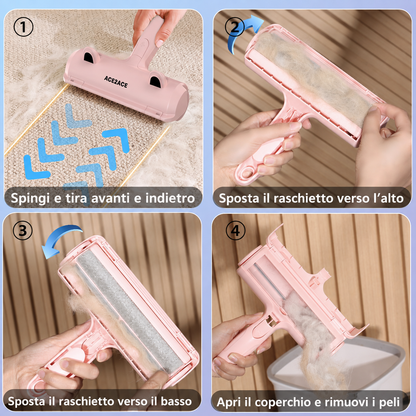 🇮🇹 Spazzola Rimuovi Peli per Animali ACE2ACE